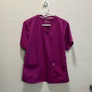 Fabletics Purple V-Neck Top